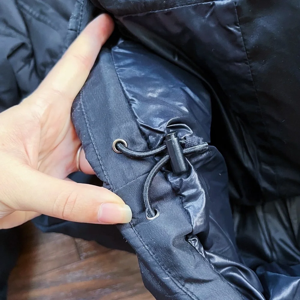 S13 • Sierra Parka Down Jacket quilted puffer black winter coat insulated